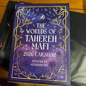 The Worlds of Tahereh Mafi 2026 Calendar - Purple and Gold